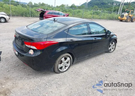 2013 Hyundai Elantra Gls из США, поврежденный, VIN KMHDH4AE8DU656677
